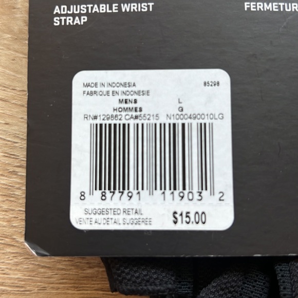 NWT: Nike Men’s Fundamental Training Gloves sz: L - Picture 5 of 5